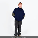 スワトウ柄 刺繍ジャケット  サイズ1ネイビー