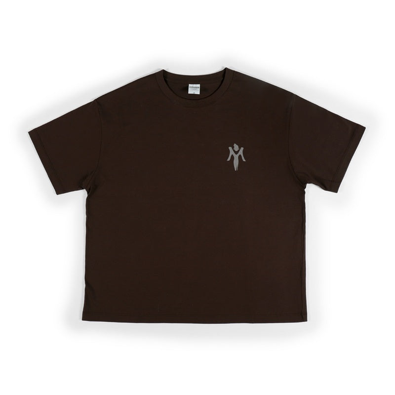 【会場受取】スワトウ柄半袖Tシャツ＜ダークチョコレート＞