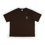 【会場受取】スワトウ柄半袖Tシャツ＜ダークチョコレート＞