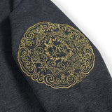 スワトウ柄 刺繍ジャケット  サイズ2チャコールグレー