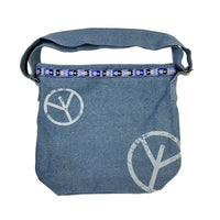 ヒッピーバッグ ブルー