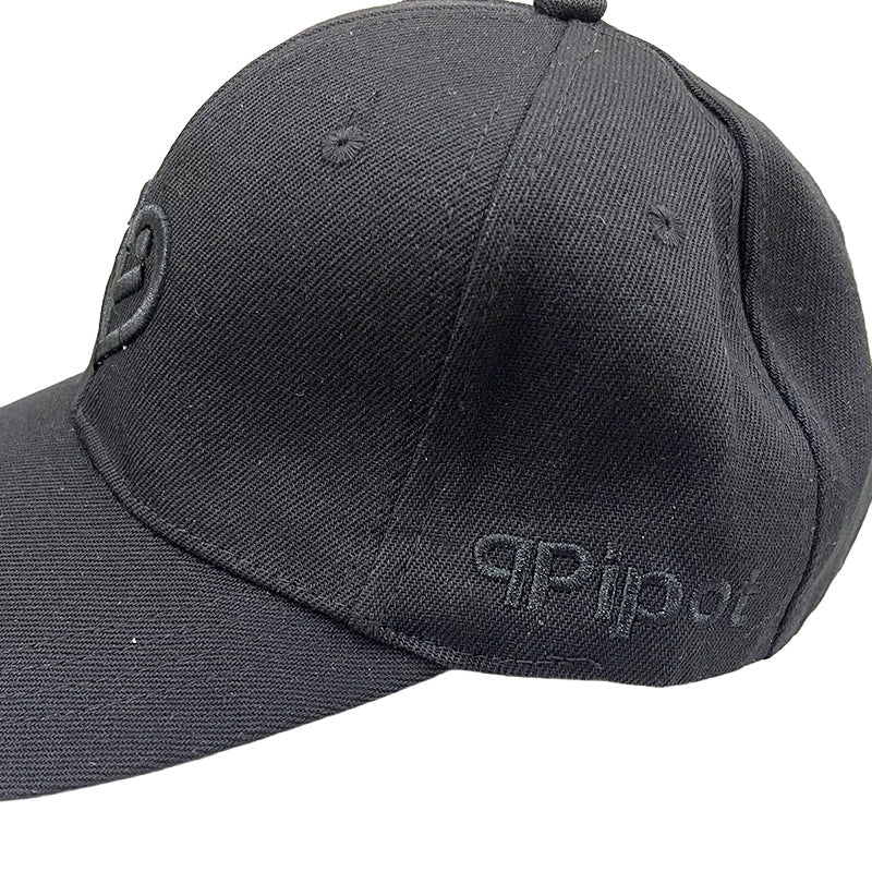 ピーチキャップBLACK（PIPOTロゴ）