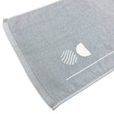 ロゴフェイスタオル ライトグレー