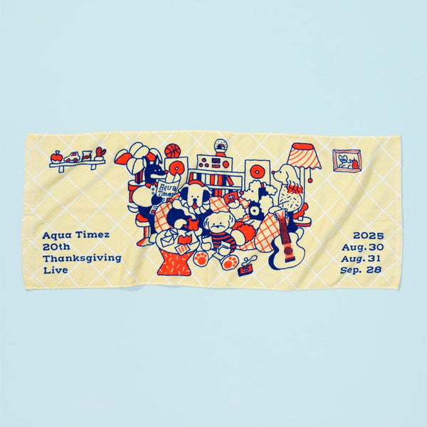 Aqua Timez 20th Thanksgiving Live イラストタオル
