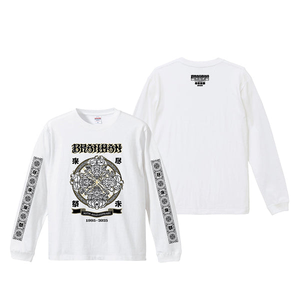 BRAHMAN 尽未来祭 LONG SLEEVE T-SHIRTS/WHITE