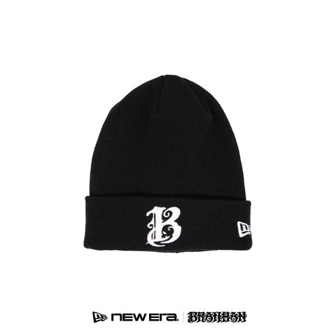 NEW ERA×BRAHMAN  B LOGO BASIC CUFF KNIT
