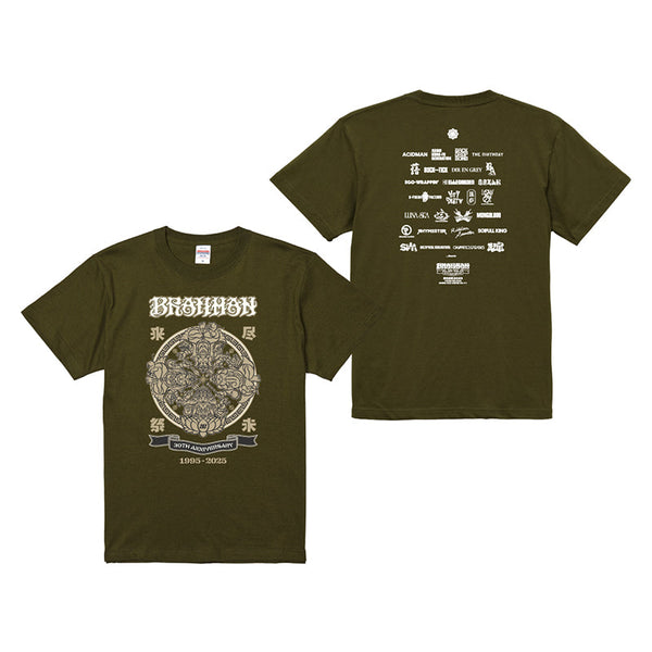 BRAHMAN 尽未来祭 T-SHIRTS A/OLIVE