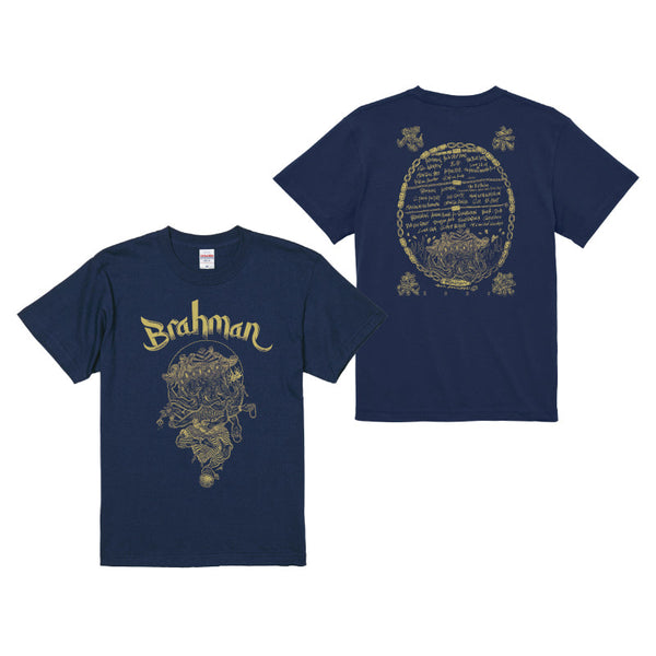 BRAHMAN 尽未来祭 T-SHIRTS C/INDIGO