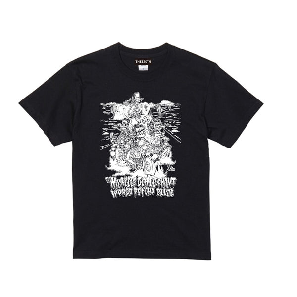 TMGE WORLD PSYCHO BLUES T-shirts black