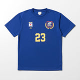 RSR2023×GAN-BAN サッカーTシャツ ブルー