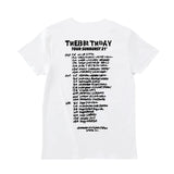 The Birthday Candle T-shirts Designed by AND THROUGH DESIGN(WHITE)