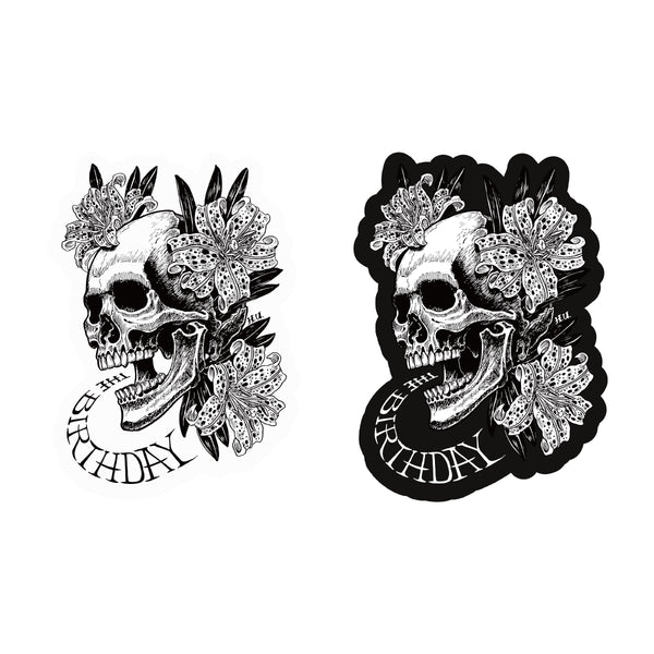 Skull ’n’ Lilies Sticker set