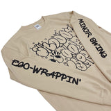 shooby do wrappin' ロングスリーブTシャツ【SAND BEIGE】