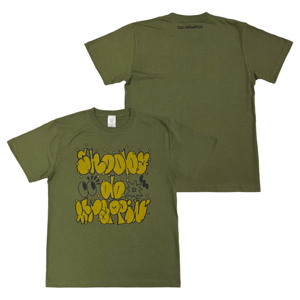 shooby do wrappin' Tシャツ【LIGHT OLIVE】