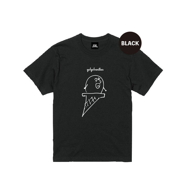バニラ坊や Tシャツ BLACK